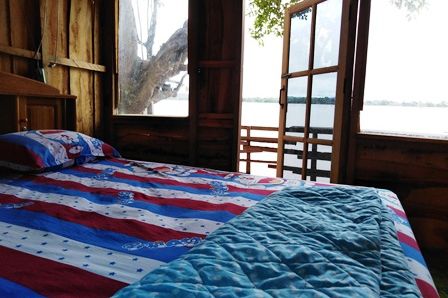 Laos - 4000 Islands - Don Som - homestay kamer - foto: Daniel de Gruiter